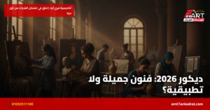 ديكور فنون جميلة أم تطبيقية 2026 - فري آرت أكاديمية القدرات
