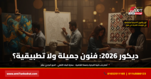 ديكور فنون جميلة أم تطبيقية 2026 - فري آرت أكاديمية القدرات