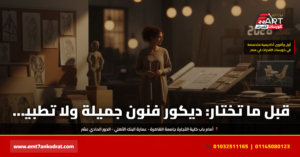 ديكور فنون جميلة أم تطبيقية 2026 - فري آرت أكاديمية القدرات