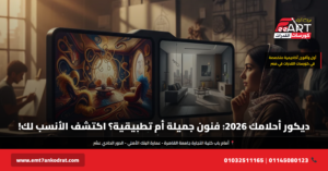 ديكور فنون جميلة أم تطبيقية 2026 - فري آرت أكاديمية القدرات