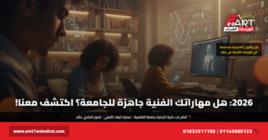 مهارات فنية مطلوبة للجامعة 2026 - فري آرت أكاديمية القدرات
