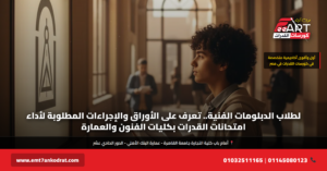 أوراق وإجراءات قدرات الدبلومات الفنية 2026 - فري آرت أكاديمية القدرات