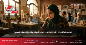 قدرات فنون جميلة عمارة للثانوية المعمارية 2026 - فري آرت أكاديمية القدرات