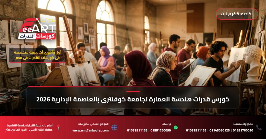 قدرات عمارة جامعة كوفنتري 2026 - فري آرت أكاديمية القدرات
